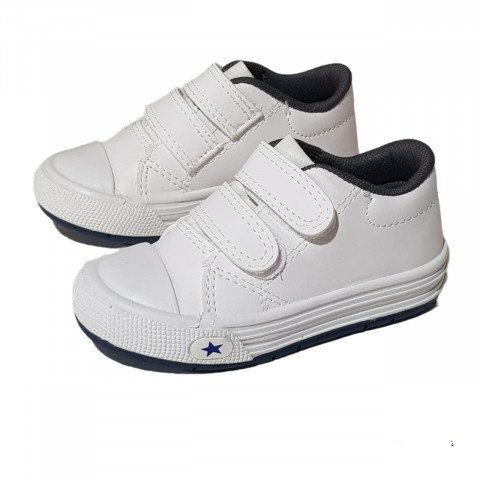 VELCRO--CASUAL-BLANCO-AZUL