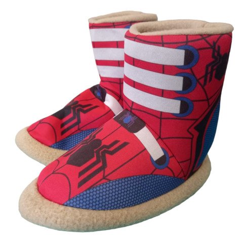 PANTUFLA-CAÑA-ALTA-SPIDERMAN